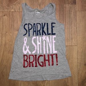 Girls size 10 Justice tank top